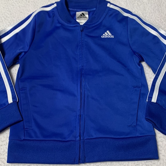 Little Boys Adidas Blue Jacket, EUC, Size 4 - Picture 2 of 9